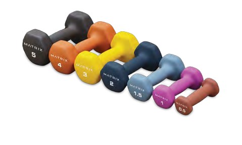 Neoprene-coated dumbbells MAC-NEOP-DB