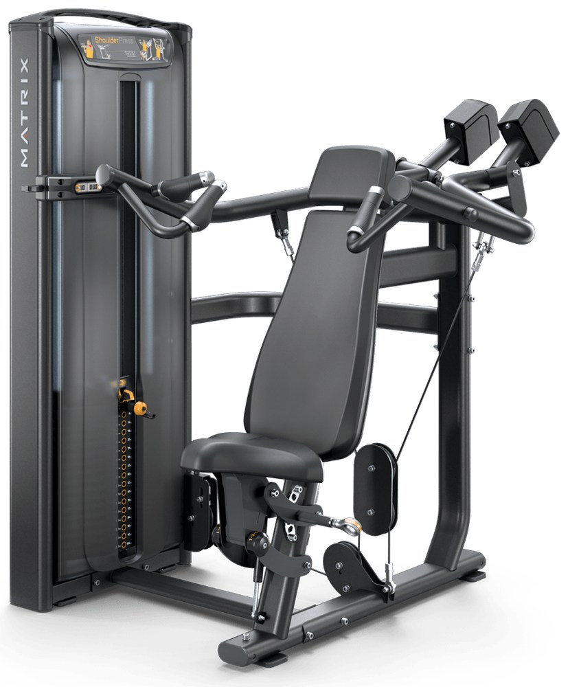 Converging shoulder press