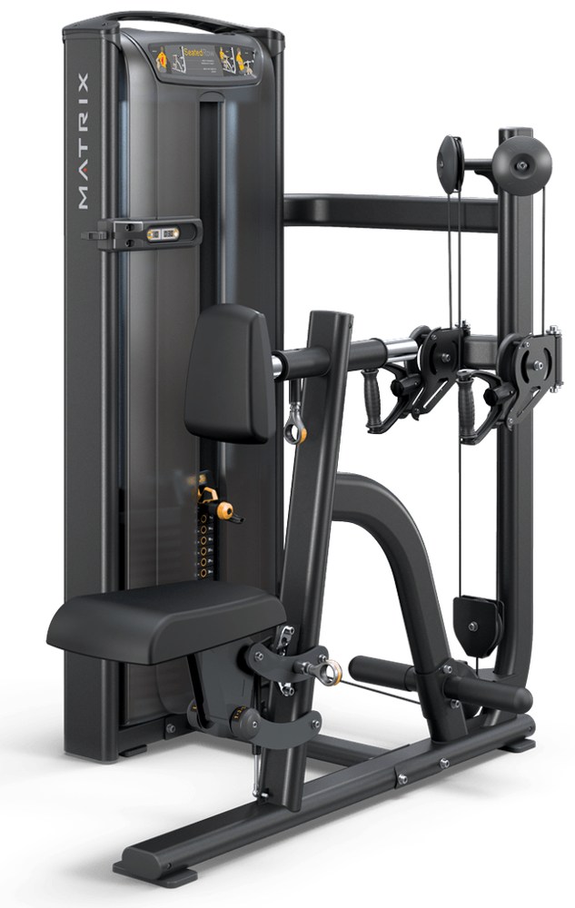 Diverging seated row