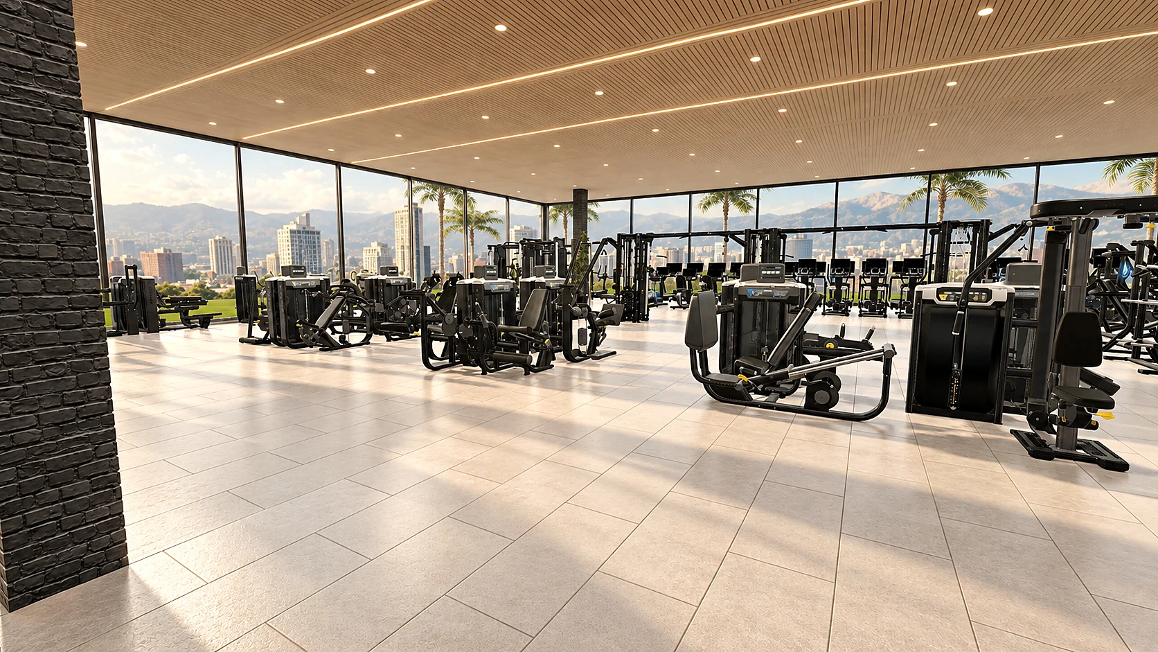 Science Park Fitness Center — Planning visualization, view 3