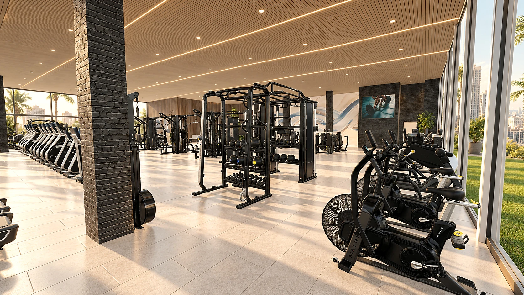 Science Park Fitness Center — Planning visualization, view 4